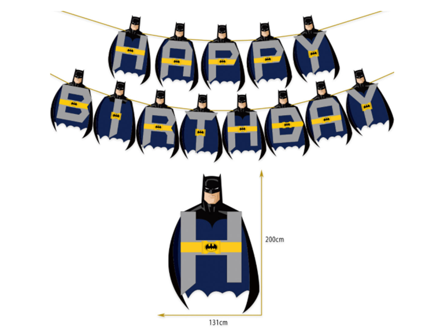 Batman Birthday Banners