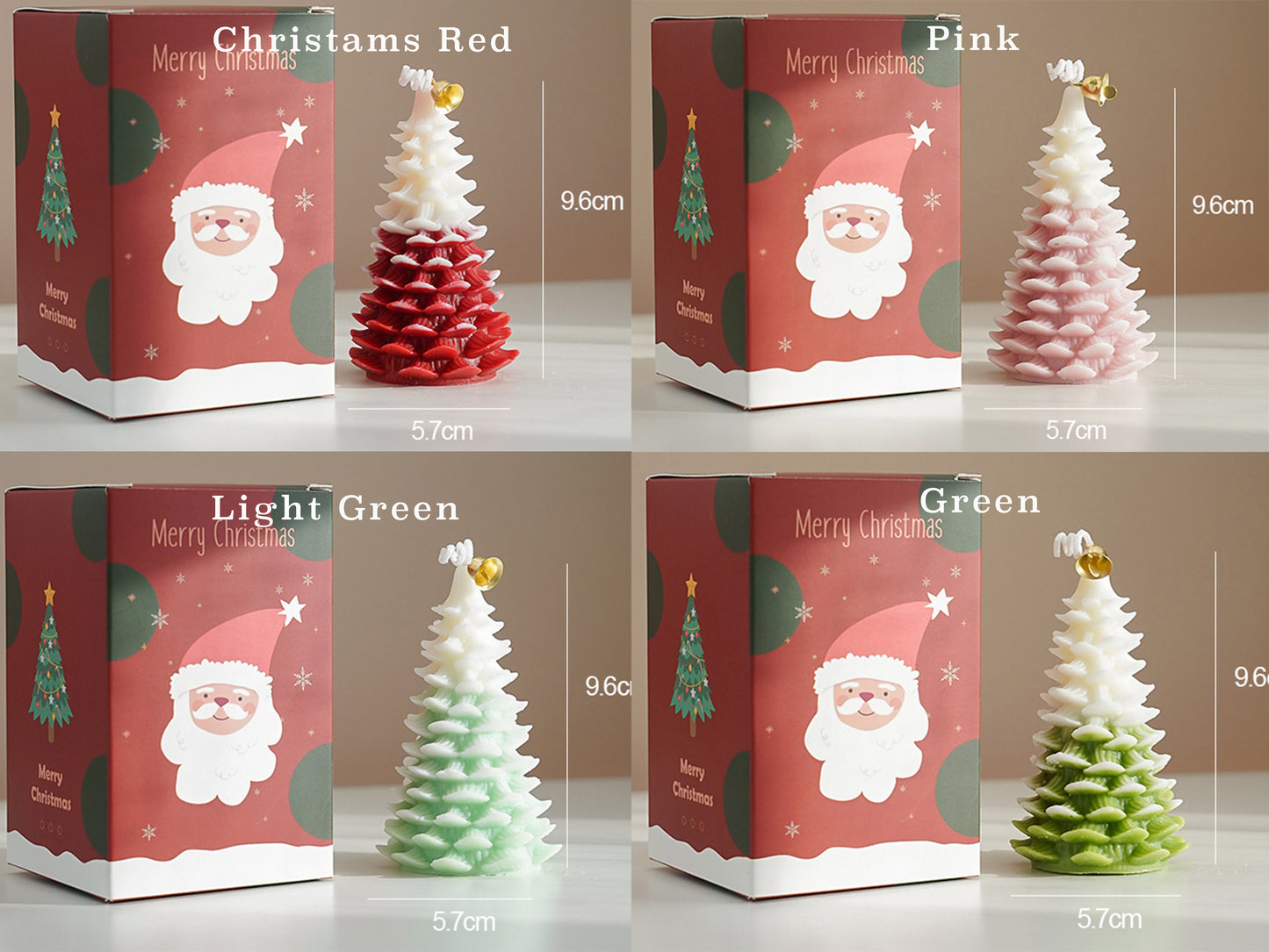 Christmas Banner, 12 Christmas Balloons, Christmas Tree Candles Gift Box