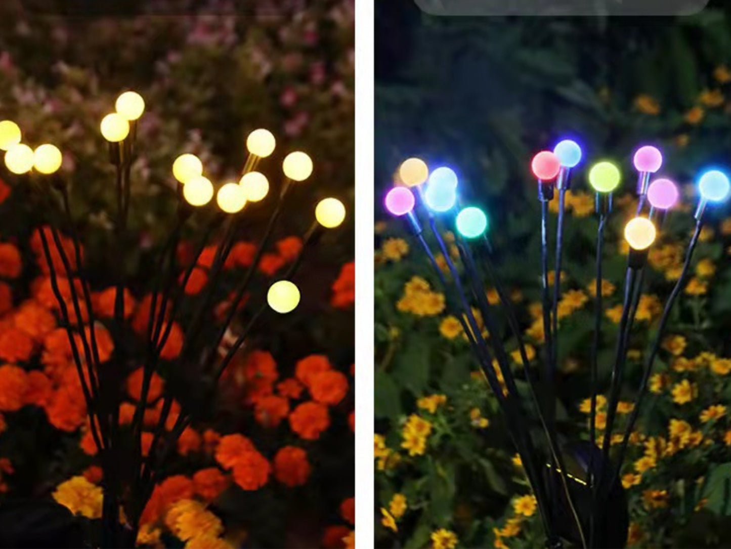 Firefly Lights for Garden Outdoor, Solar Powered Waterproof Lights