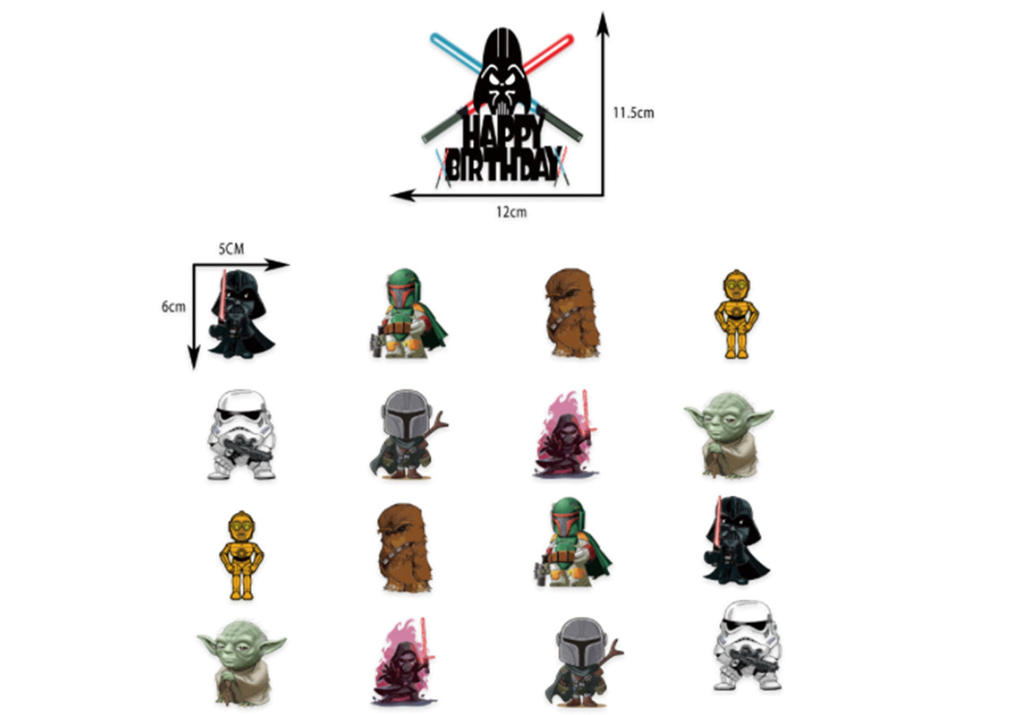 Star Wars Cake Toppers