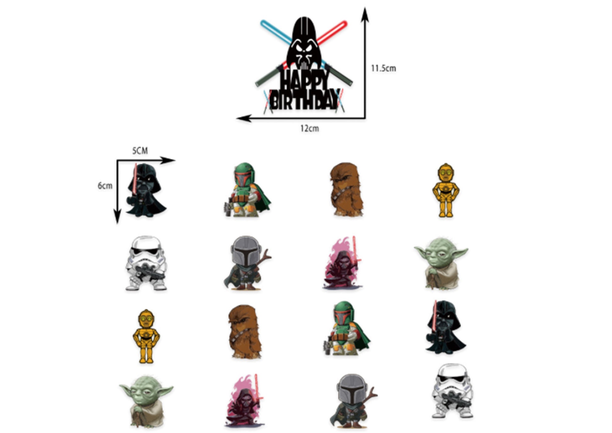 Star Wars Cake Toppers