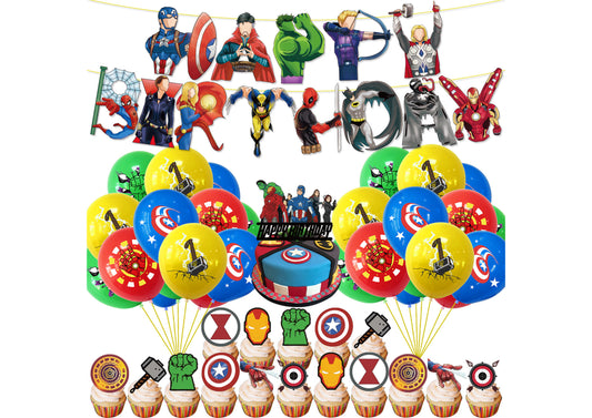 The Avengers Birthday Decorations