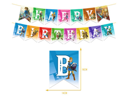 The Legend of Zelda Birthday Banners, The Legend of Zelda Balloons