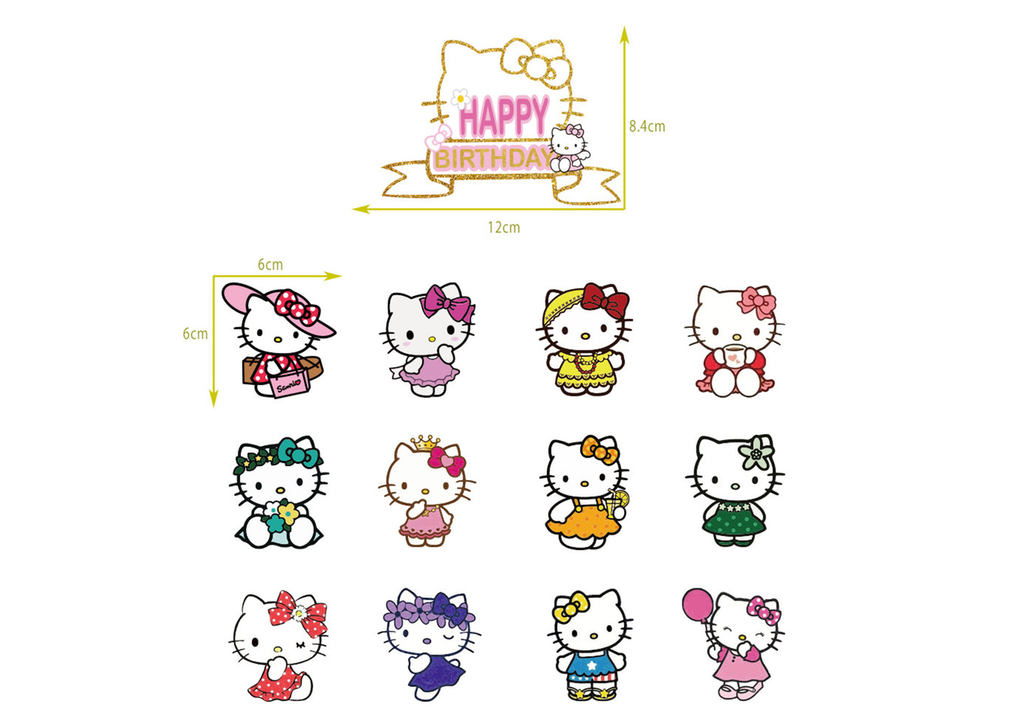 Hello Kitty Birthday Banners, Hello Kitty Balloons, Hello Kitty Birthday Decorations