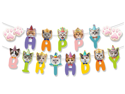 Cat Birthday Banners