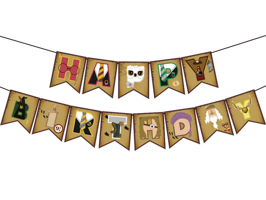 Harry Potter Birthday Banners