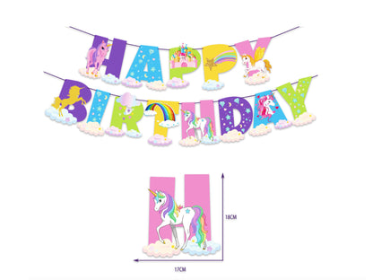 Unicorn Birthday Banner