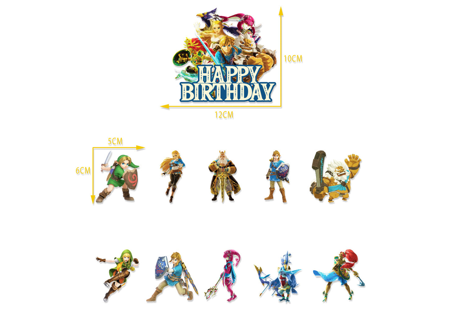 The Legend of Zelda Birthday Banners, The Legend of Zelda Balloons