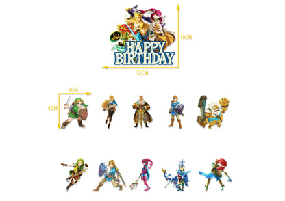 The Legend of Zelda Birthday Banners, The Legend of Zelda Balloons