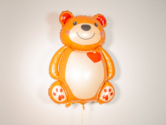Love Heart Bear Balloons, Aluminum Foil Balloons