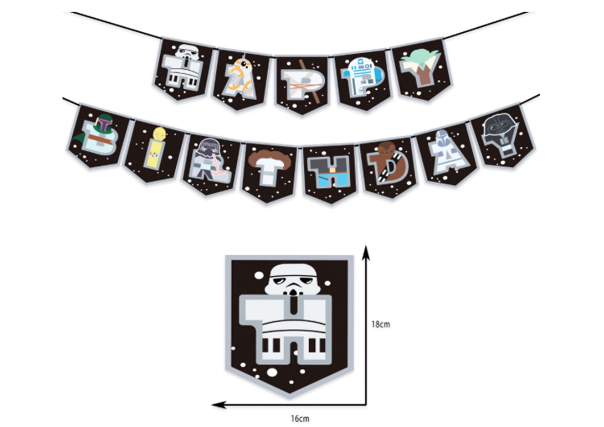 Star Wars Birthday Banners