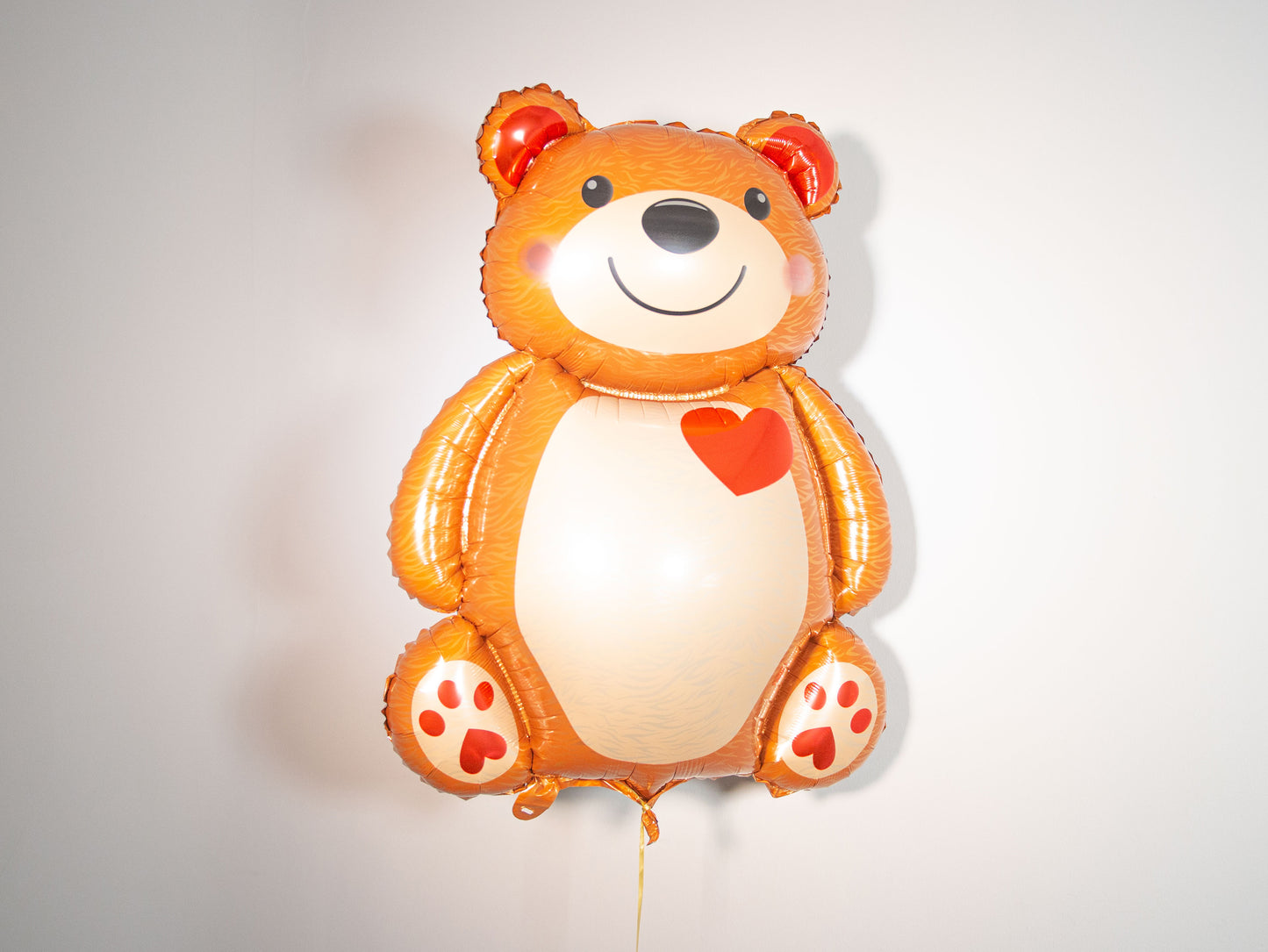 Love Heart Bear Balloons, Aluminum Foil Mylar Balloons