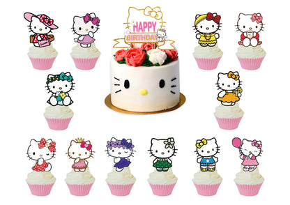 Hello Kitty Birthday Banners, Hello Kitty Balloons, Hello Kitty Birthday Decorations