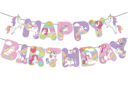 Unicorn Birthday Banner