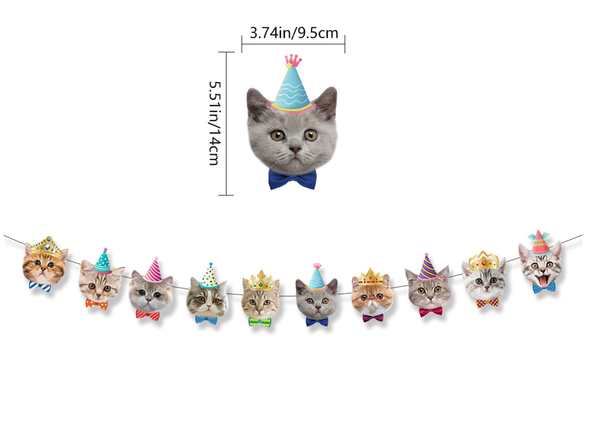 Cat Birthday Banners