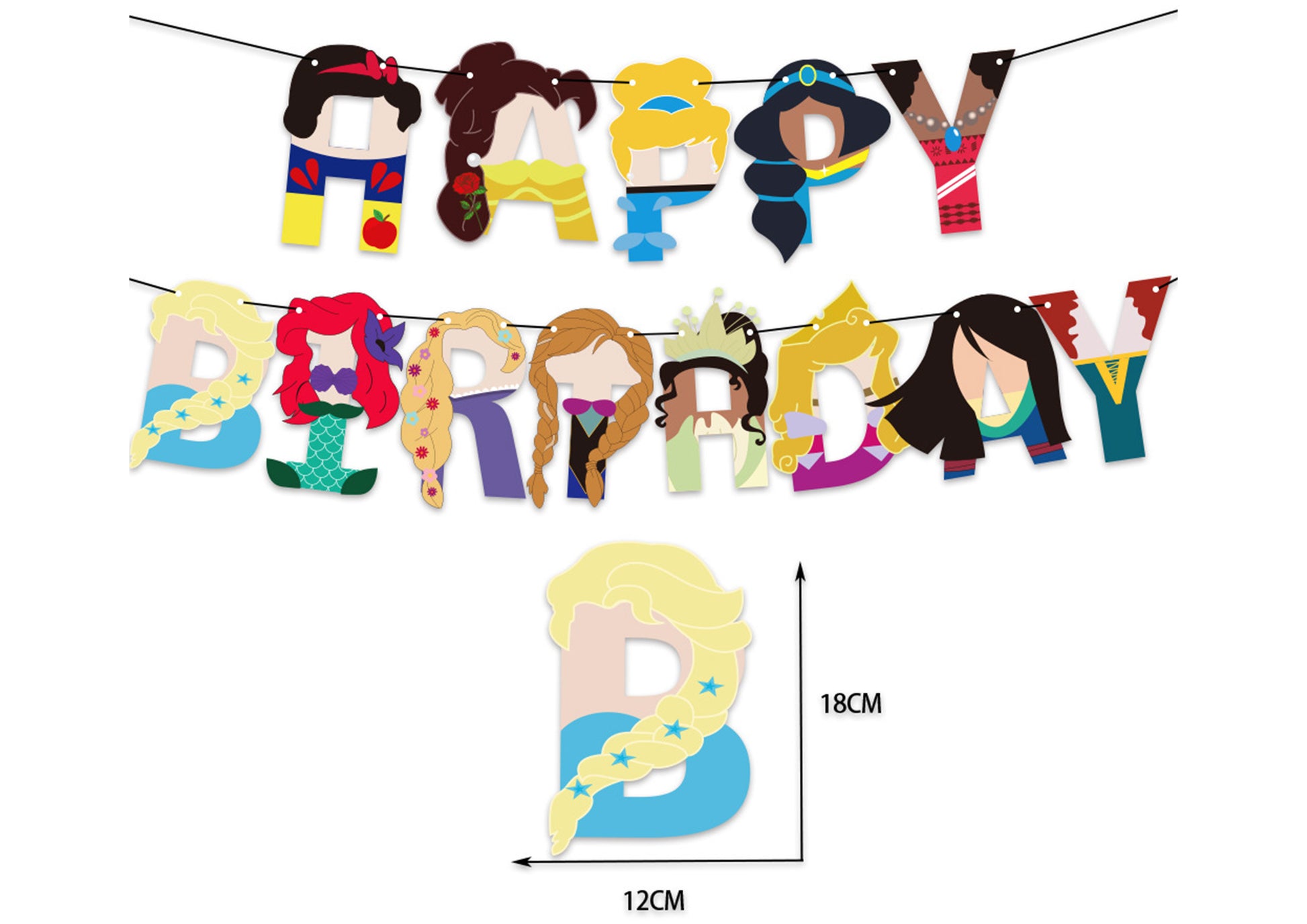 Princess Birthday Banners