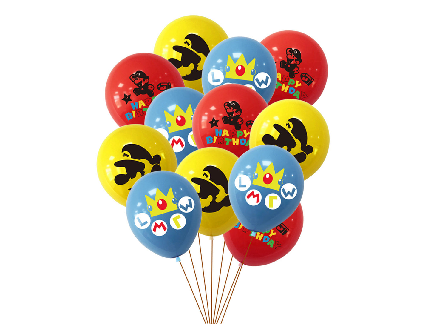 Super Mario Birthday Banners, Super Mario Balloons, Super Mario Birthday Decorations