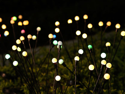 Firefly Lights for Garden Outdoor, Solar Powered Waterproof Lights