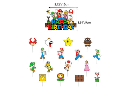 Super Mario Cake Toppers