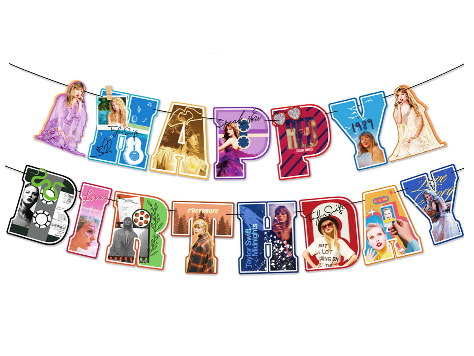 Taylor Swift Birthday Banner Details