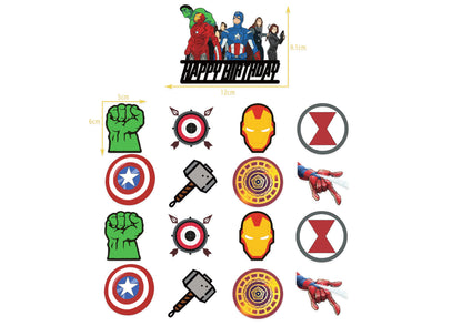 The Avengers Cake Toppers