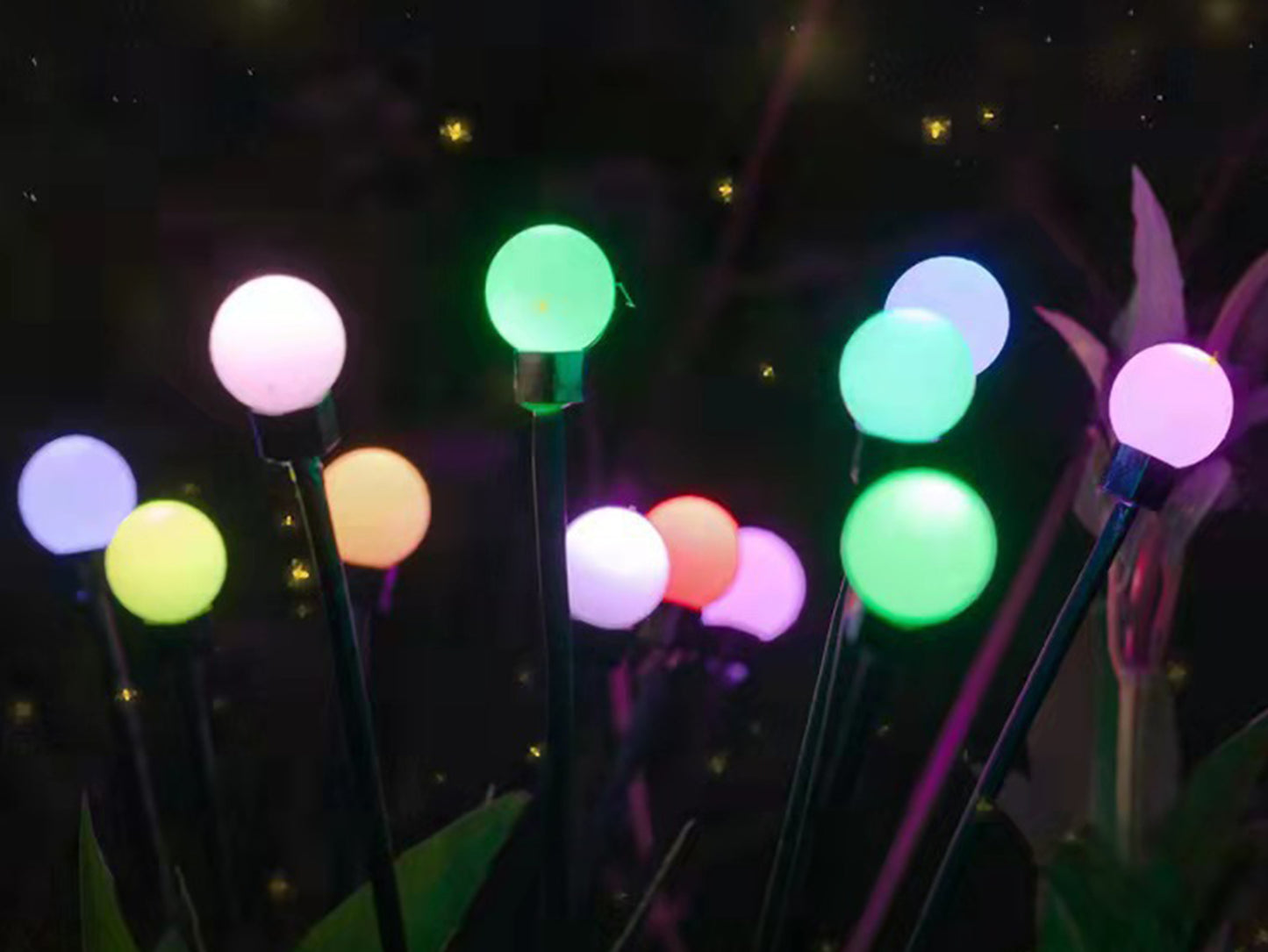 Firefly Lights for Garden Outdoor, Solar Powered Waterproof Lights