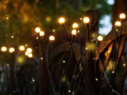 Firefly Lights for Garden Outdoor, Solar Powered Waterproof Lights