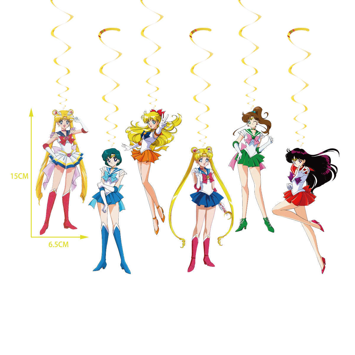 Sailor Moon Birthday Banners, Sailor Moon Balloons, Sailor Moon Cake Toppers, Sailor Moon Birthday Decorations