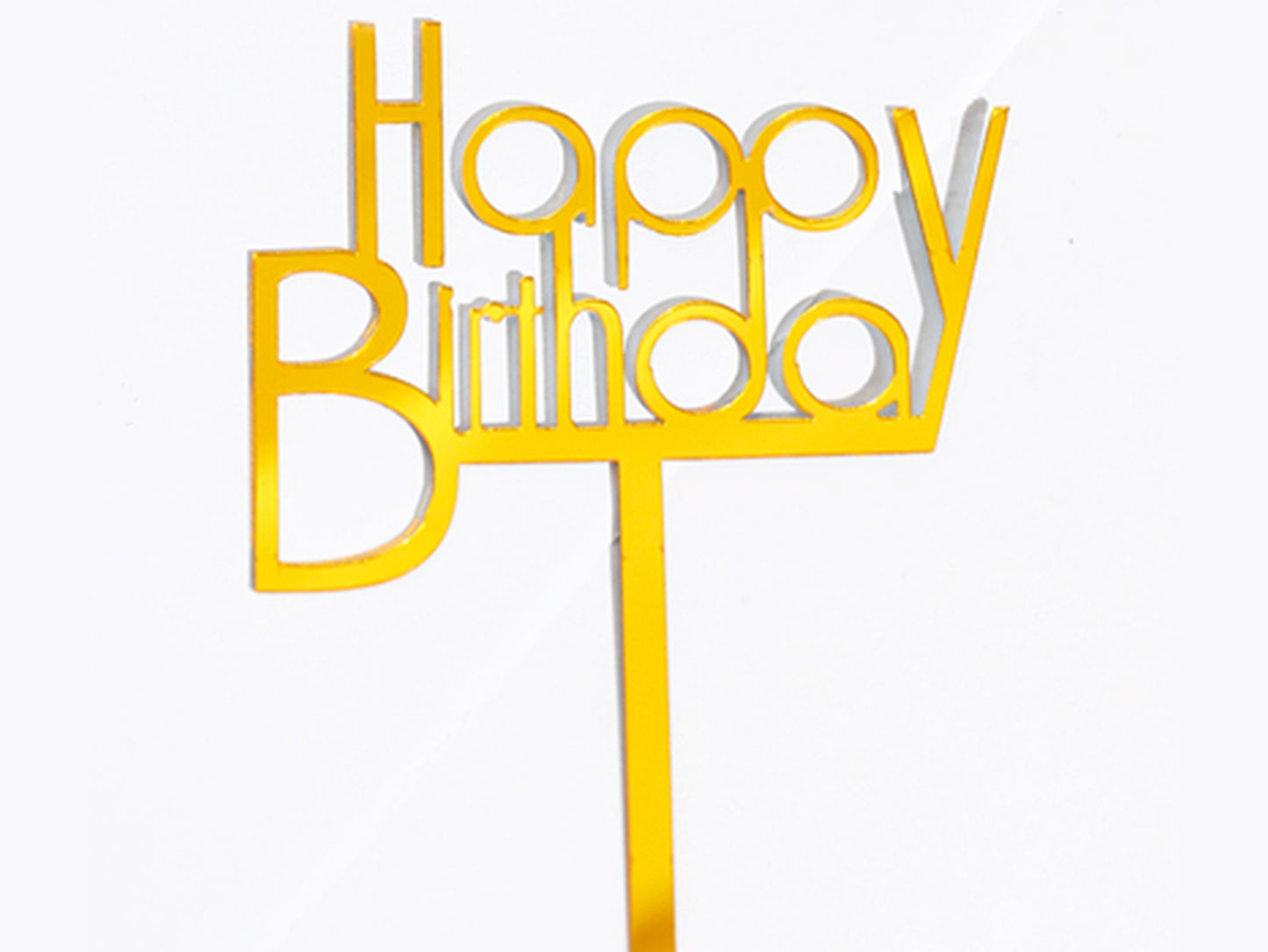 Birthday Cake Decorations, Happy Birthday Letter Cake Topper