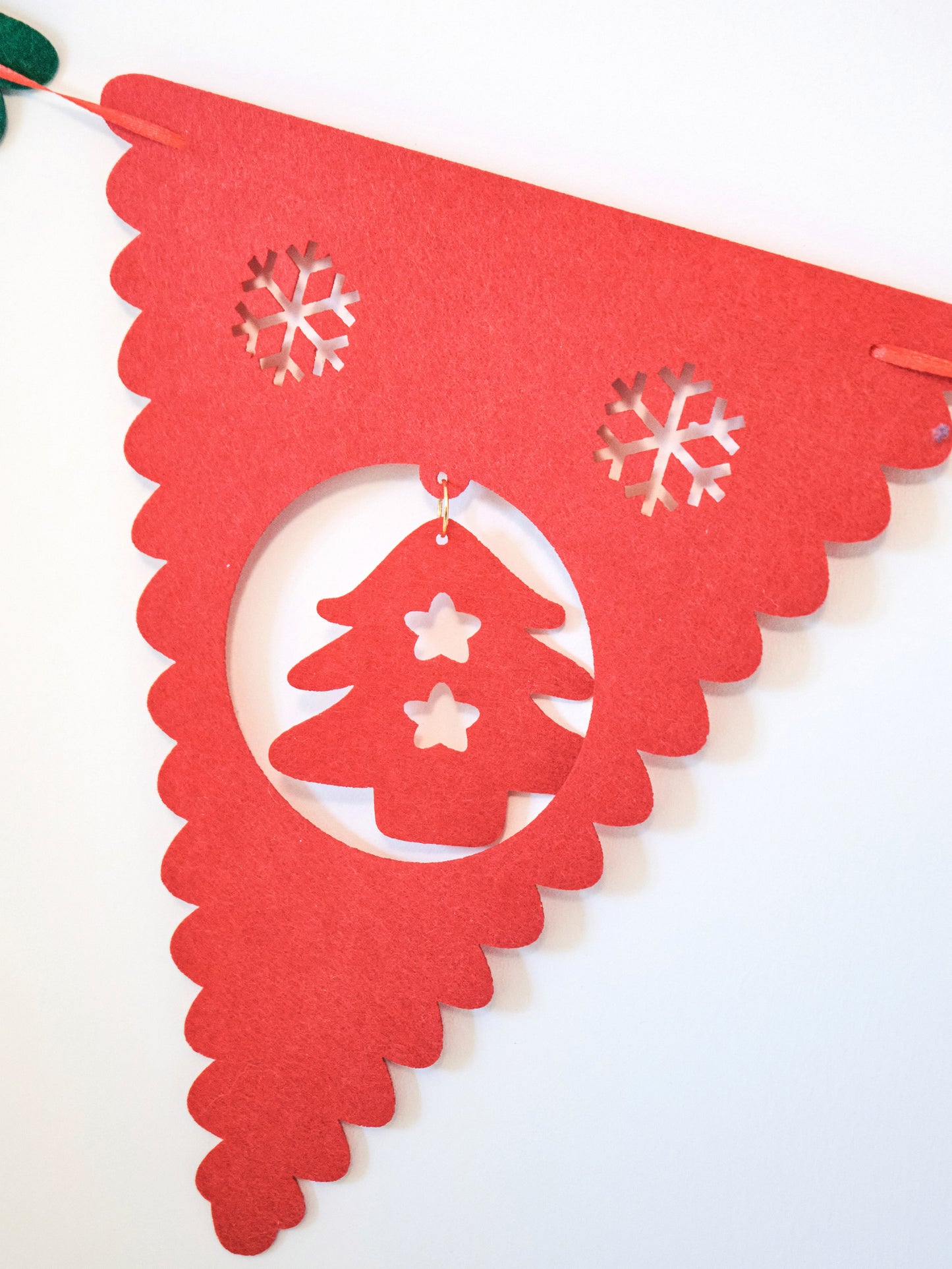 Felt Christmas Banner, Coloful Christmas Bunting