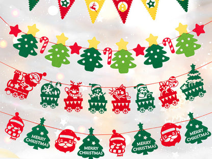 Felt Christmas Banner, Christmas Train Bunting