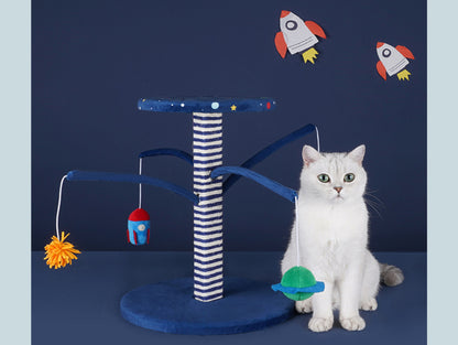 Starry Sky Cat Tree, Cat Tower, Cat Climbing Cando with Scratching Post