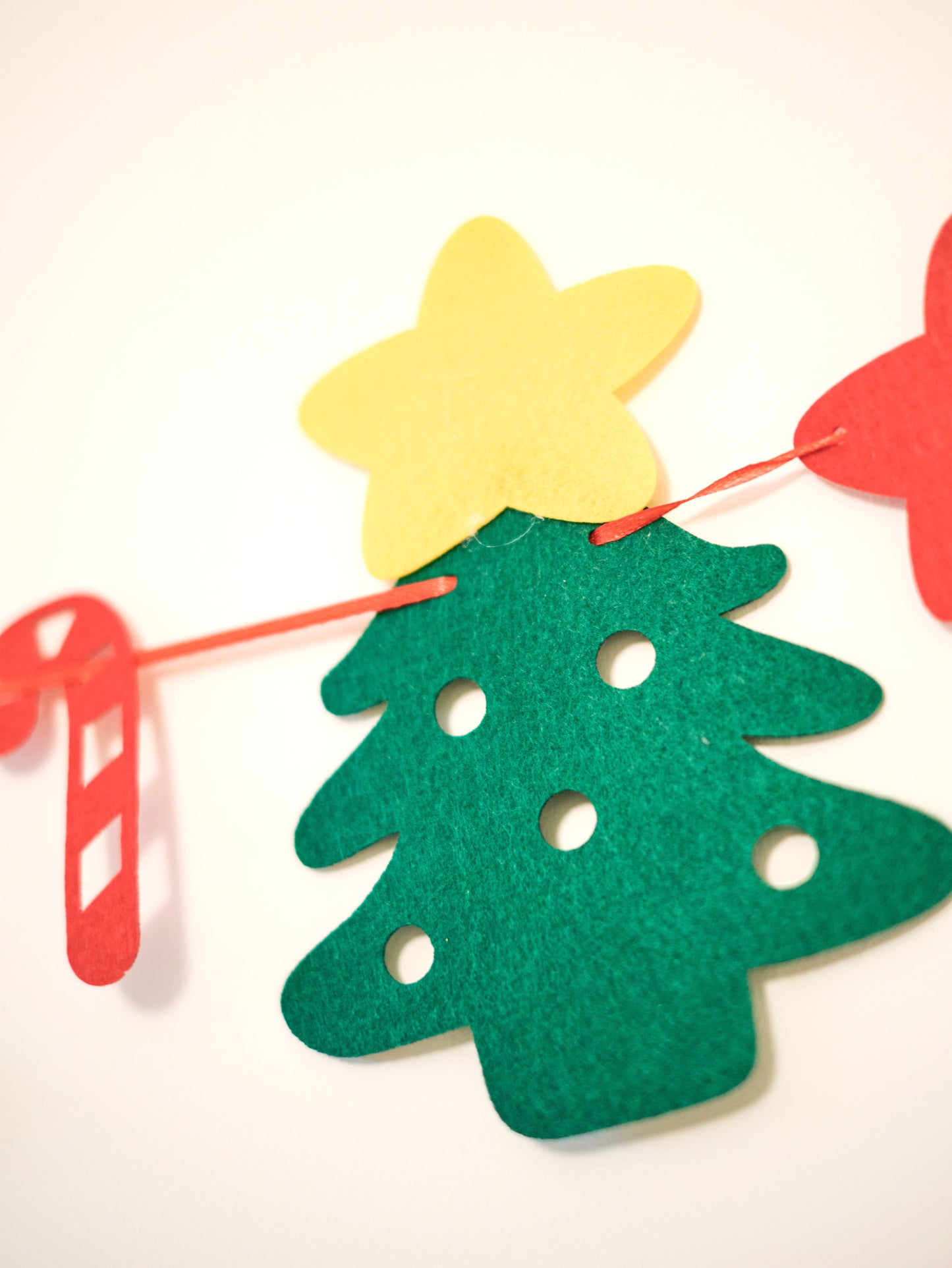 Felt Christmas Banner, Christmas Tree Bunting