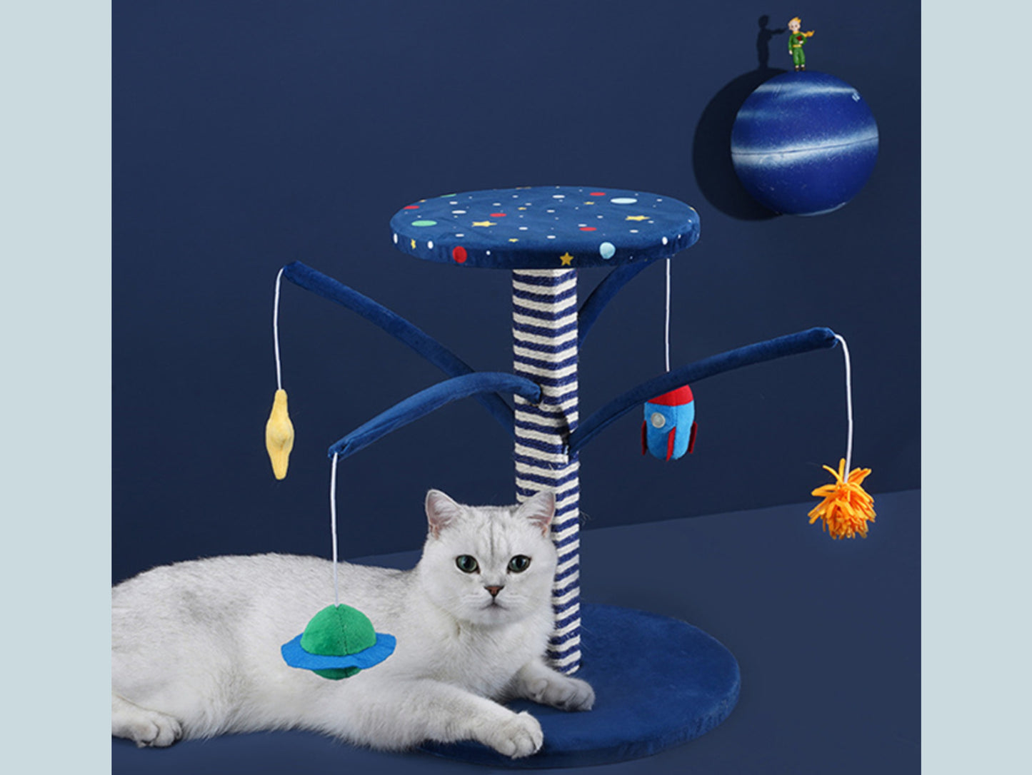 Starry Sky Cat Tree, Cat Tower, Cat Climbing Cando with Scratching Post