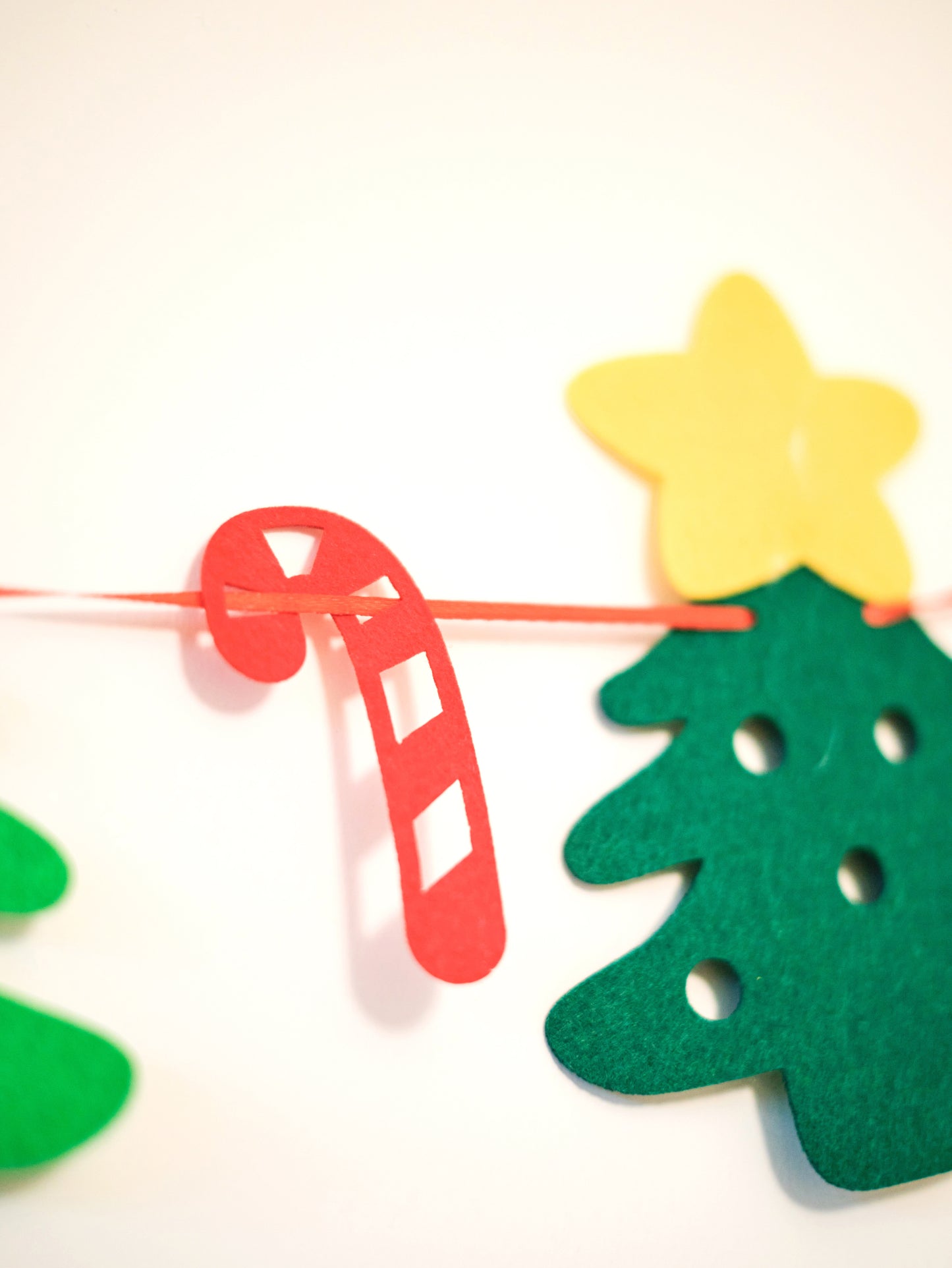 Felt Christmas Banner, Christmas Tree Bunting