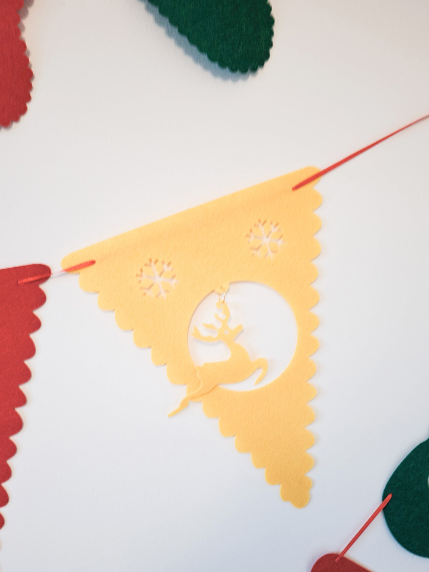 Felt Christmas Banner, Coloful Christmas Bunting