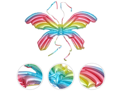 2pcs Colorful Angel Wings Balloons, Butterfly Fairy Wings Balloons