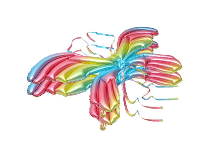 2pcs Colorful Angel Wings Balloons, Butterfly Fairy Wings Balloons