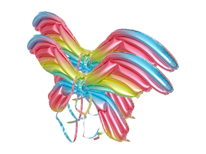 2pcs Colorful Angel Wings Balloons, Butterfly Fairy Wings Balloons