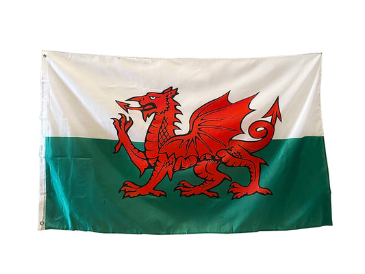 Flag of Wales, The Red Dragon Flag, Double Stitched, 5FT x 3FT