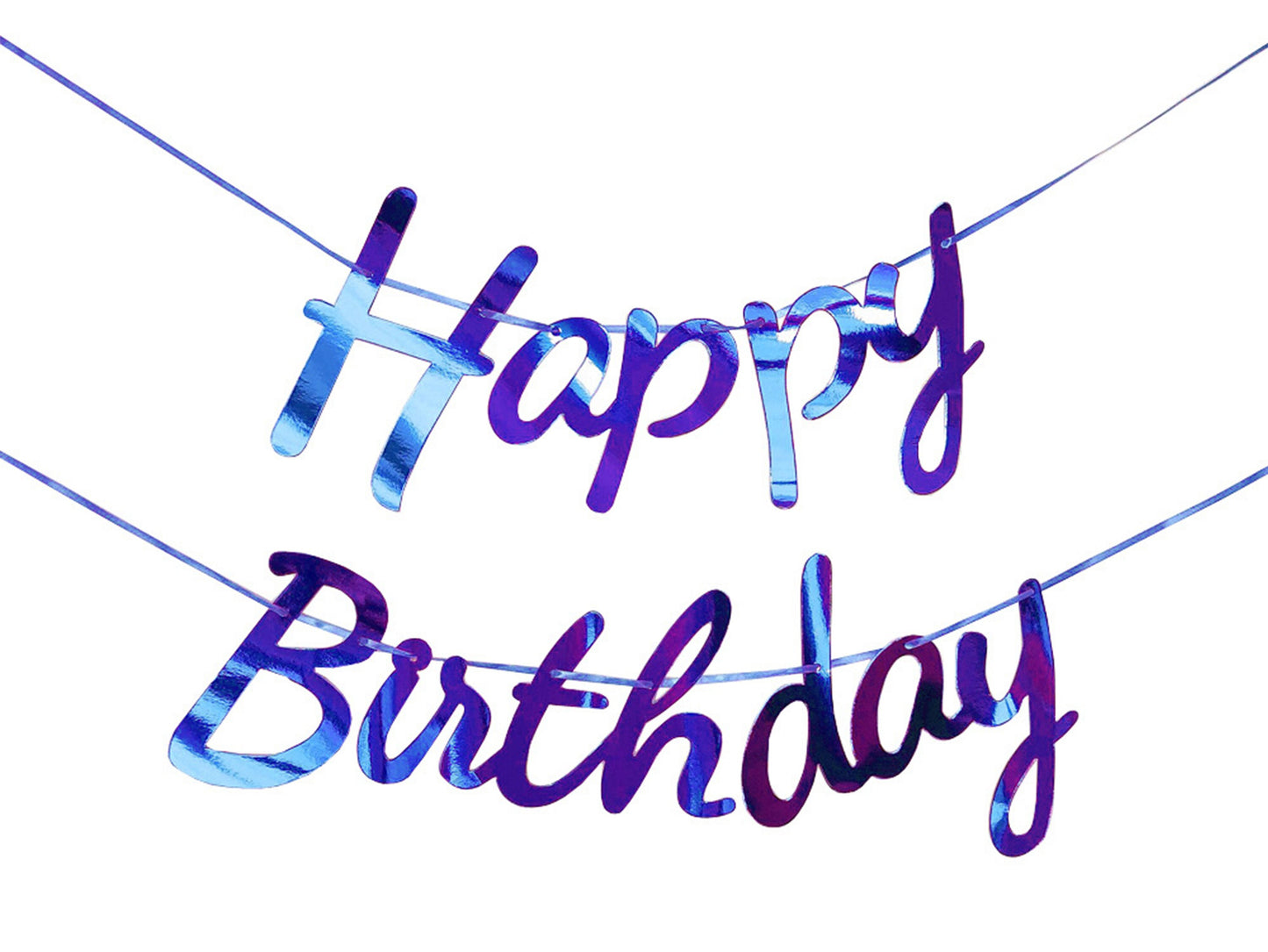 Laser Cut Birthday Banner