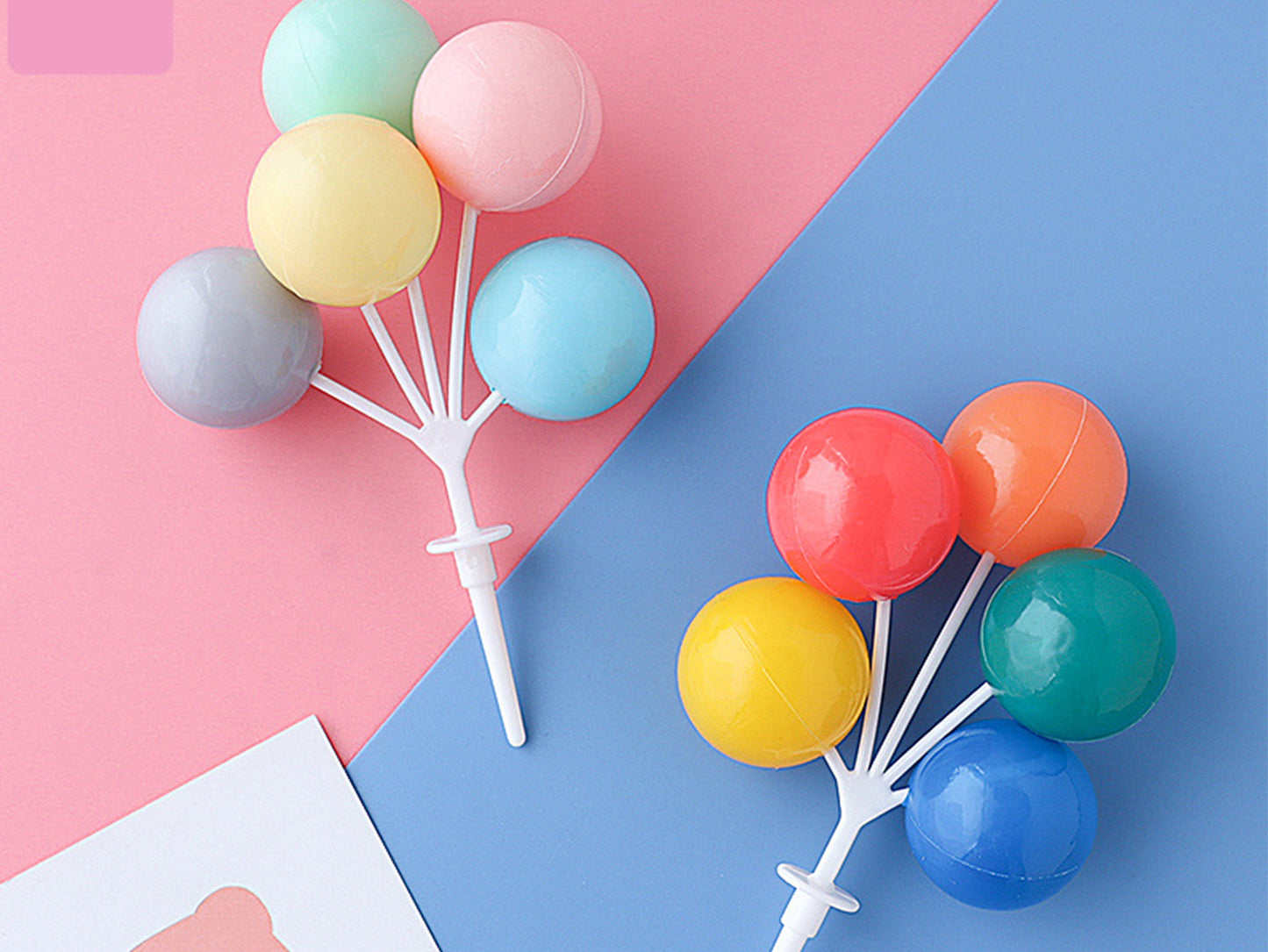 Cake Balloon Decorations, Colorful Cake Toppers