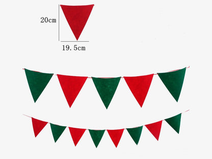 Christmas Train Bunting, Xmas Tree Santa Deer Banner