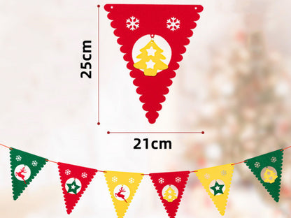 Christmas Socks Bunting, Christmas Colorful Banner