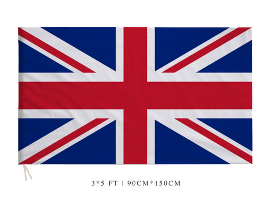 United Kingdom Flag, Union Jack, Double Stitched, 5FT x 3FT
