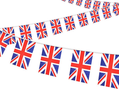 UK Bunting Flag Banner, Great Britain Bunting Flag Banner