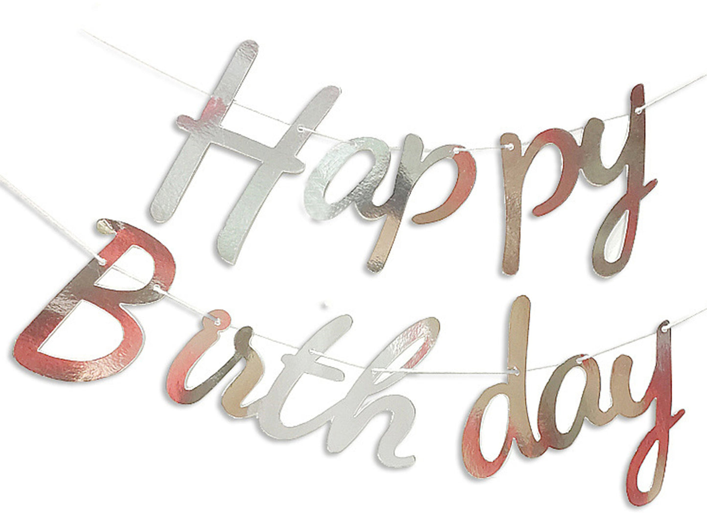 Laser Cut Birthday Banner