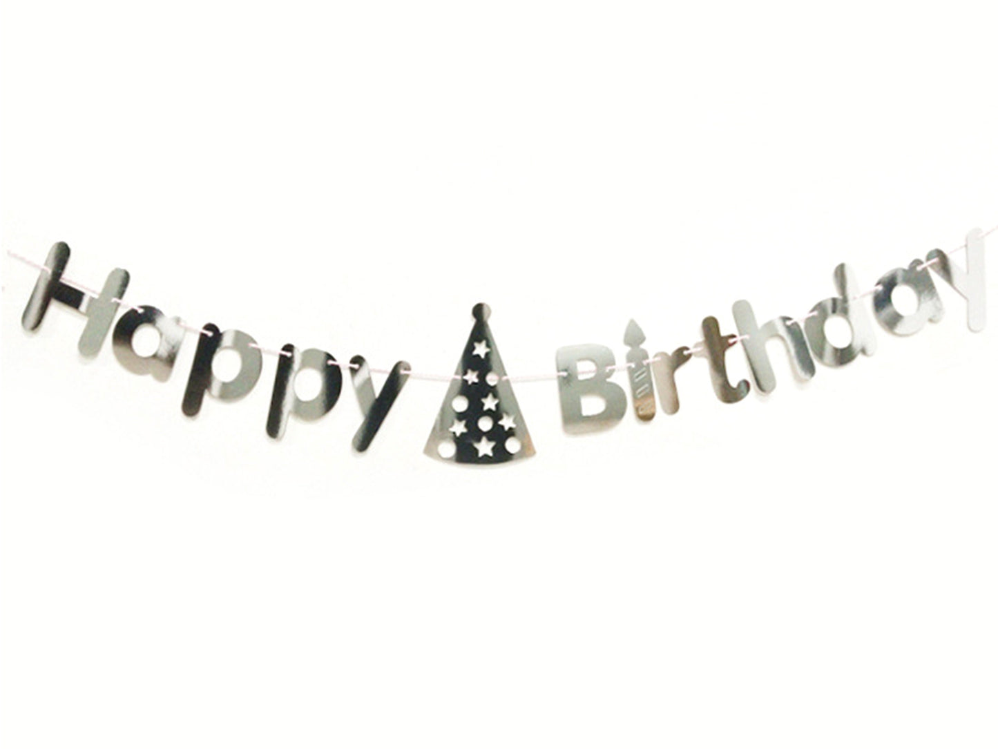 Birthday Bunting Banner, Birthday Party Decorations with Hat